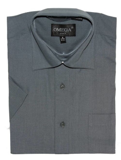 Gravity Threads Mens Dress Shirt Short Sleeve Button Up Shirt