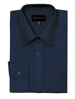 Long Sleeve Business Dress Shirt Regular Fit One Pocket Variety Of Colors