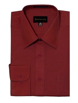 Long Sleeve Business Dress Shirt Regular Fit One Pocket Variety Of Colors