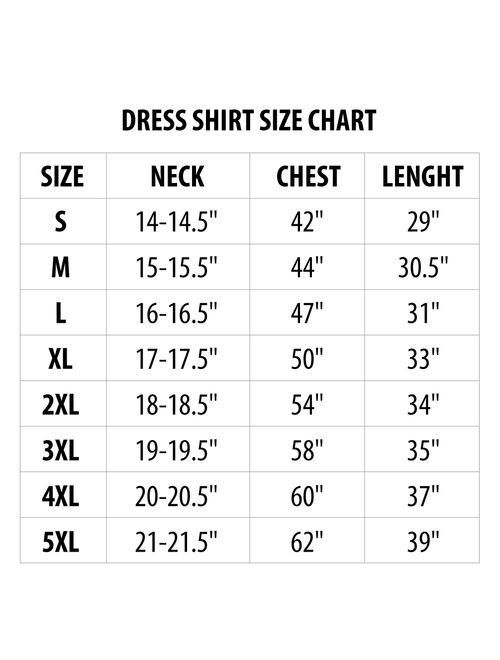 Long Sleeve Business Dress Shirt Regular Fit One Pocket Variety Of Colors