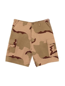 Military B.D.U Camouflage Cargo Shorts, Midnite Digital Camo, 3XL