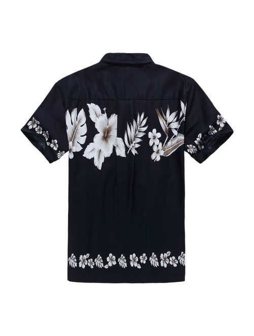 Hawaiian Shirt Aloha Shirt in Navy Floral