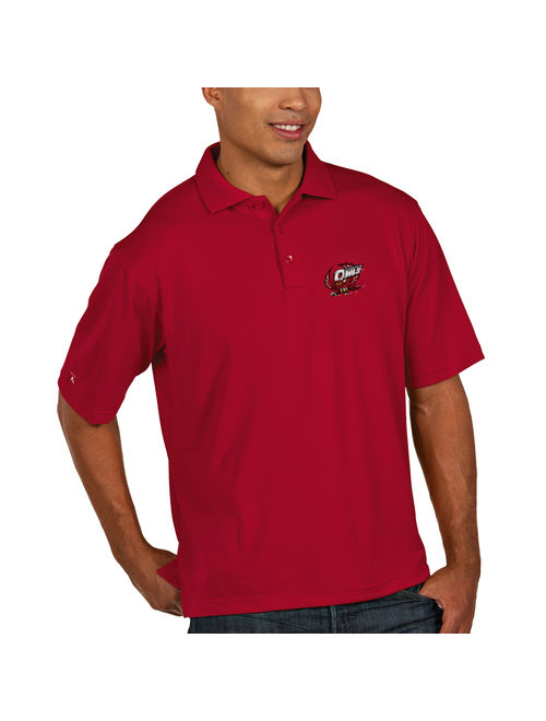 Temple Owls Antigua Logo Grande Pique Polo - Garnet