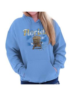 Brisco Brands Florida Beach Summer Vacation Pullover Hoodie Sweatshirt