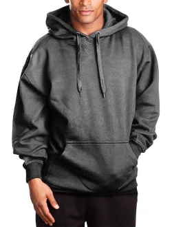 Pro 5 Mens Heavy Weight Fleece Pullover Hoodie