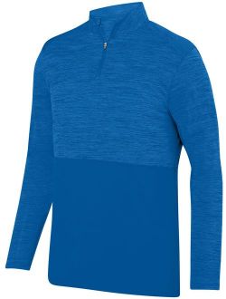 augusta 2908 shadow tonal heather 1/4 zip pullover