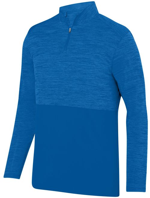 augusta 2908 shadow tonal heather 1/4 zip pullover