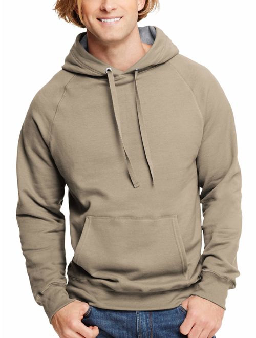 Hanes Men's Nano Premium Soft Lightweight Fleece Pullover Hood