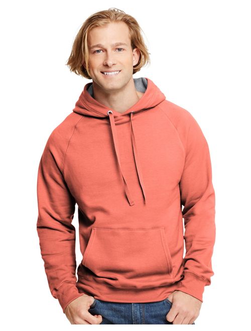 Hanes Men's Nano Premium Soft Lightweight Fleece Pullover Hood