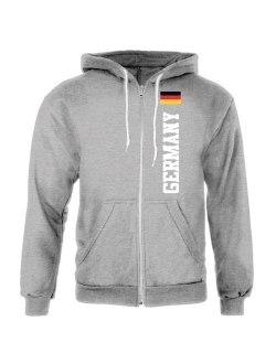 Oktoberfest Germany Flag World Cup Mens Full Zip Hoodie