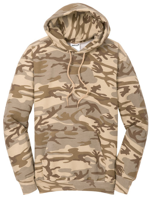 Mafoose Men's Core Fleece Classic Camo Pullover Hooded Sweatshirt Desert Camo S