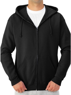 Jerzees Men's Fleece Full Zip Hooded Jacket