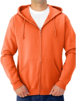 Jerzees Men's Fleece Full Zip Hooded Jacket