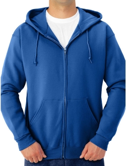 Jerzees Men's Fleece Full Zip Hooded Jacket