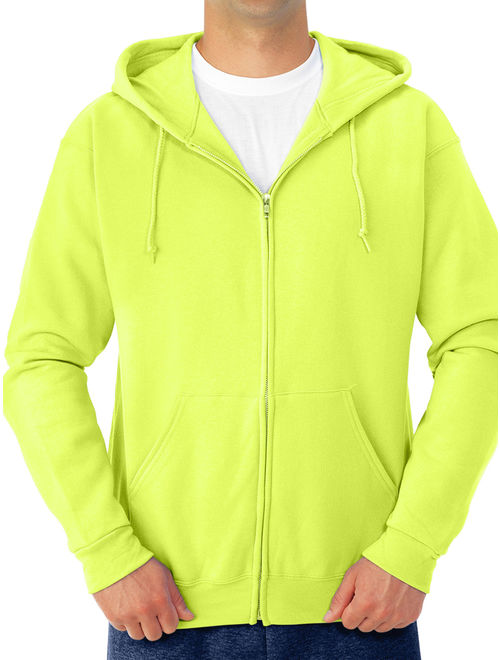 Jerzees Men's Fleece Full Zip Hooded Jacket