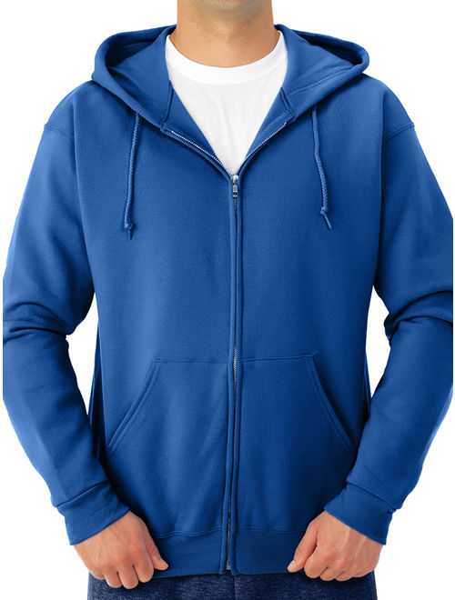 Jerzees Men's Fleece Full Zip Hooded Jacket