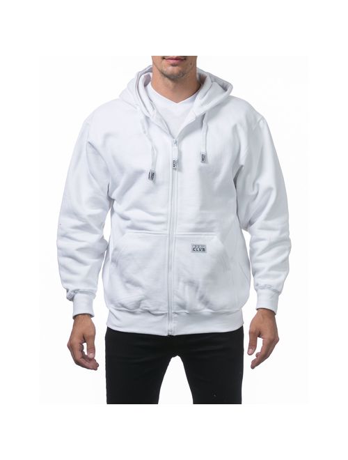 Pro Club Men's Heavyweight Full Zip Fleece Hoodie