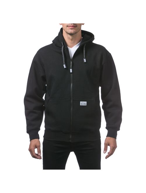 Pro Club Men's Heavyweight Full Zip Fleece Hoodie