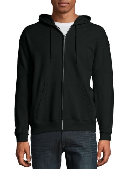 Men's Ecosmart Fleece Zip Pullover Hoodie with Front Pocket