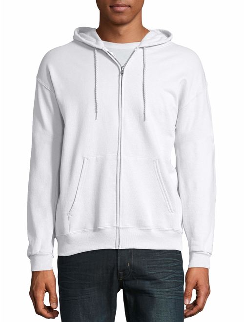 Hanes Men's Ecosmart Fleece Zip Pullover Hoodie with Front Pocket