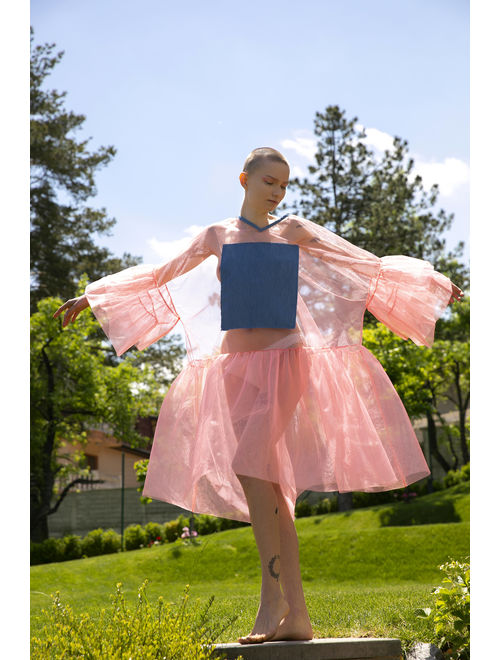 Extravagant Pink Tulle Tunic, 112.340