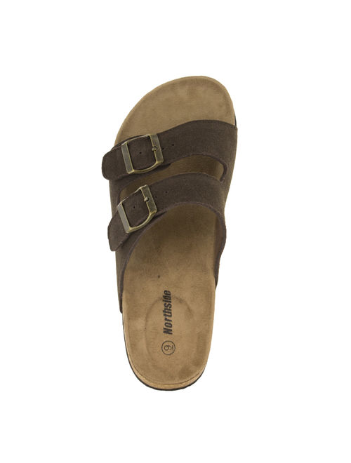 Northside Mens Phoenix Leather Strap Cork Sandal