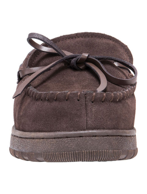 MUK LUKS Men's Printed Berber Suede Moccasin