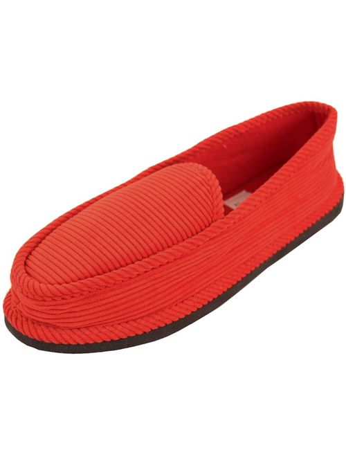 Bright Men's Corduroy House Slippers