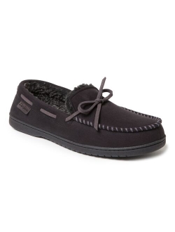 Mens Moc w Whipstitch & Tie Slippers