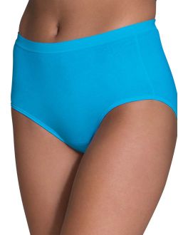 Women's Assorted Cotton Brief, 6 Pack