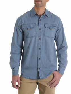 wrangler canvas shirt