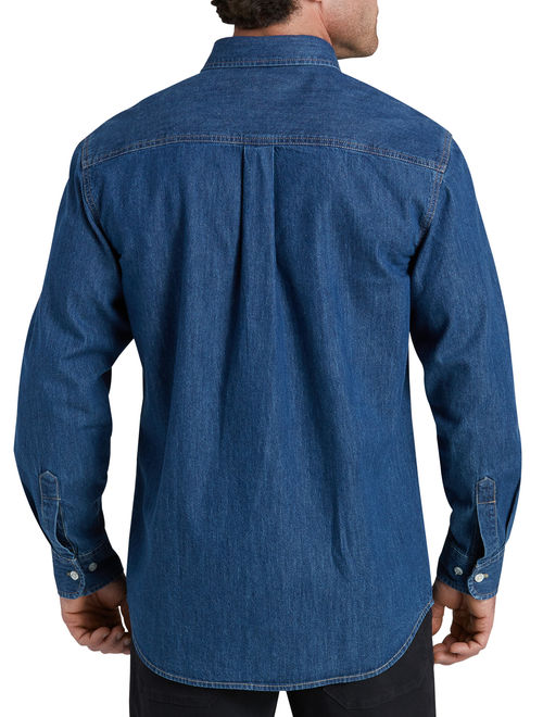 Dickies Big Men's Heavy Weight Long Sleeve Denim Shirt