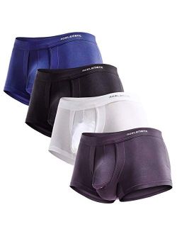 DEVOPS 3 Pack Men's Perfomance Cool Dry Mesh Underwear Boxer Trunk