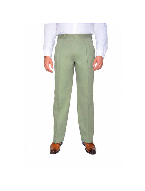 George Men's Pleated Front Wrinkle Resistant Pants