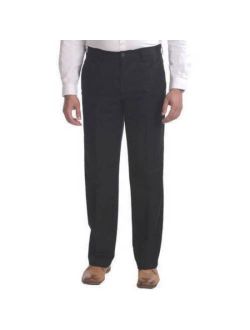George Men's Slim Fit Flat Front Comfort Stretch Dress Pants