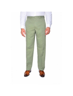 Men's Flat Front Wrinkle Resistant Pants