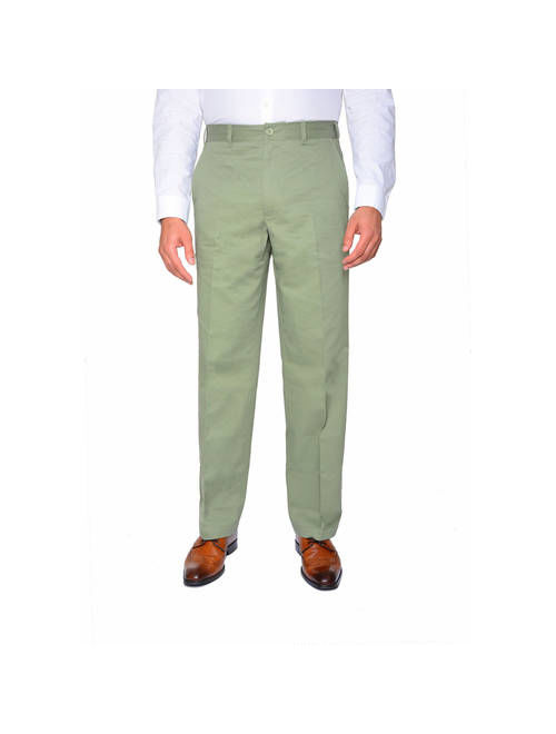 George Men's Flat Front Wrinkle Resistant Pants