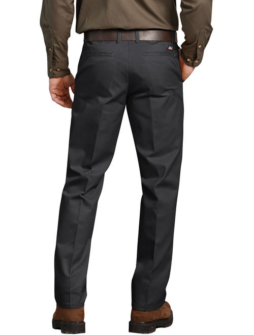 Genuine Dickies Men's Flat Front Comfort Waist Flex Pant