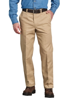 Men's Regular Fit Flat Front Pant