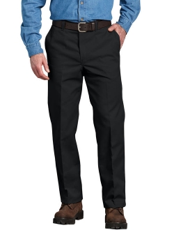 Men's Regular Fit Flat Front Pant