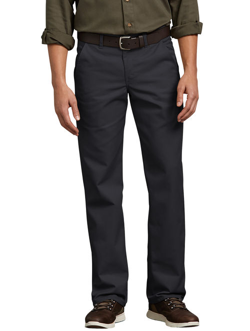 Genuine Dickies Men's Flat Front Flex Pant, Slim Fit