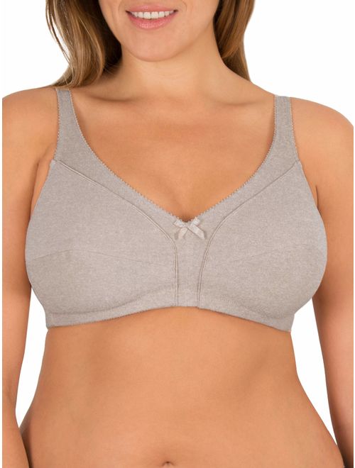 Fruit of the Loom Womens Seamed Wirefree Bra, Style 96825