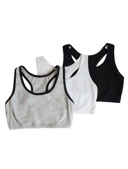 Womens Tank Style Sports Bra, 3-Pack