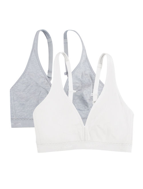 Fruit of the Loom Light Lined Wirefree Bra, 2-pack