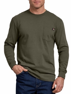 Big and Tall Men's Long Sleeve Heavyweight Crew Neck Tee