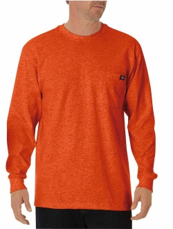 Big and Tall Men's Long Sleeve Heavyweight Crew Neck Tee