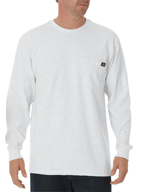 Dickies Big and Tall Men's Long Sleeve Heavyweight Crew Neck Tee