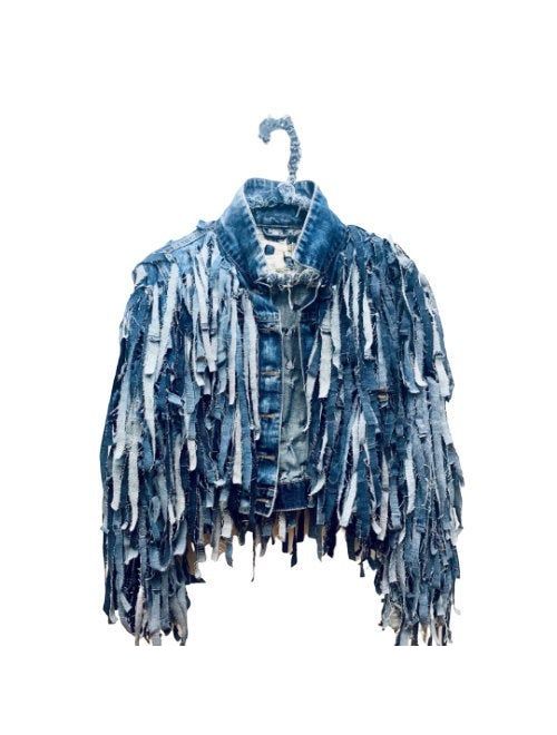 Complete Fringe Denim Jacket