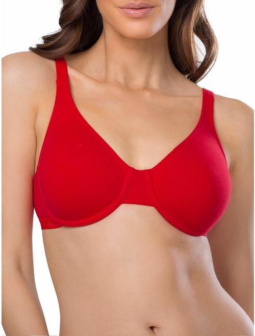 Fruit of the Loom Womens Cotton Stretch Extreme Comfort Underwire Bra, Style 9292