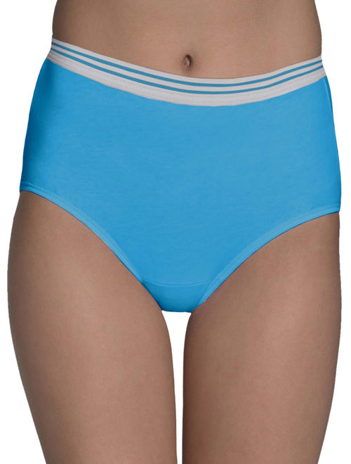 Fruit of the Loom Women's Heather Brief, 6 Pack